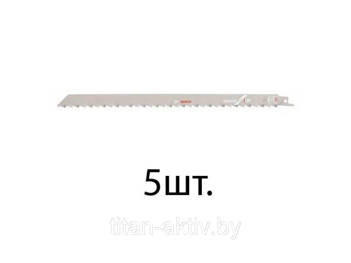 Пилка сабельная по заморож. матер. S1211K (5 шт.) BOSCH (пропил прямой, тонкий, быстрый рез)
