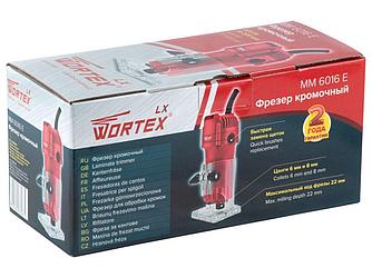 Фрезер кромочный WORTEX LX MM 6016 E в кор. + аксессуары 600 Вт, цанга 6/8 мм, 30000 об/мин (Ход фре