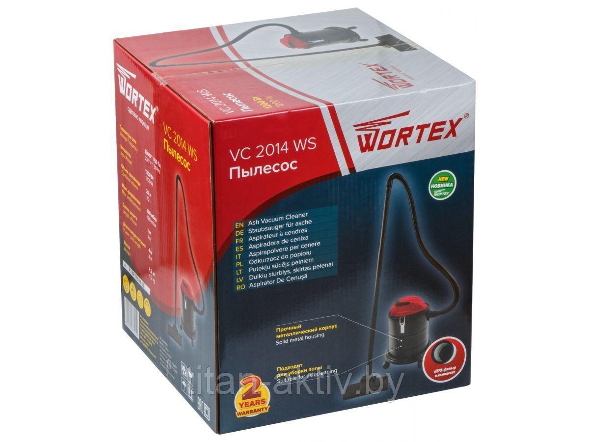 Пылесос WORTEX VC 2014 WS 1200 Вт, 20 л, провод 4 м, шланг 1,5 м. (Диаметр посадочного для крепления