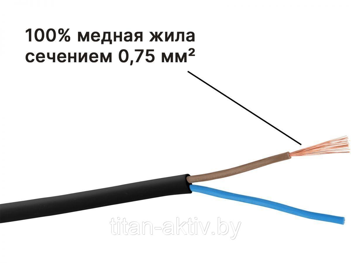Удлинитель 3м (3 роз., 2,2кВт, б/з, выкл, ПВС 2х0,75) черный, Юпитер (ЮПИТЕР)