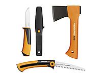 Туристический набор (топор+пила+нож) FISKARS