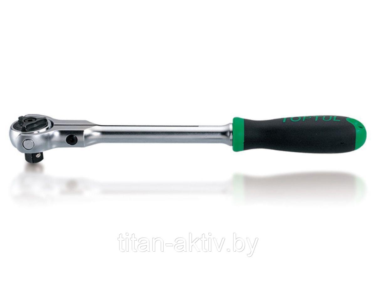 Трещотка 1/2" 72зуб. 315мм поворотная головка TOPTUL