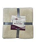 Плед Велсофт 180х200 см Бояртекс диз. 062 (13-0907) Слоновая кость, фото 2