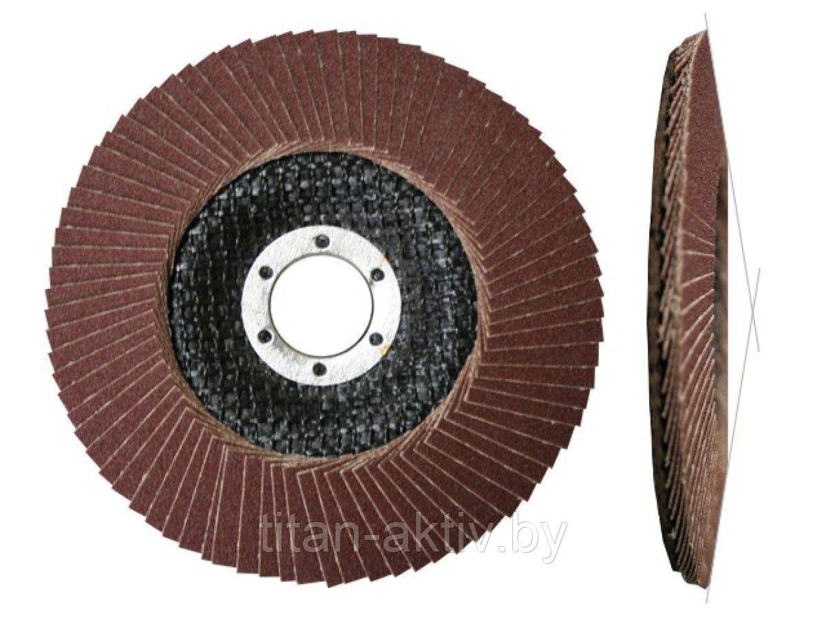 Круг лепестковый 125х22мм А36 конич. КЛТ2 LUGAABRASIV