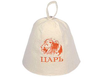 Шапка для бани и сауны "Царь", "Банные штучки" из войлока (БАННЫЕ ШТУЧКИ)