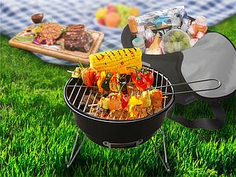 Гриль угольный в чехле, 26.5x24 см, BBQ, ARIZONE