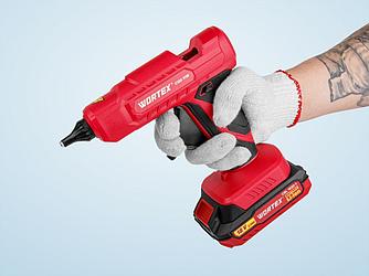 Аккум. клеевой пистолет WORTEX CGG 1118 в кор. ALL1 SOLO