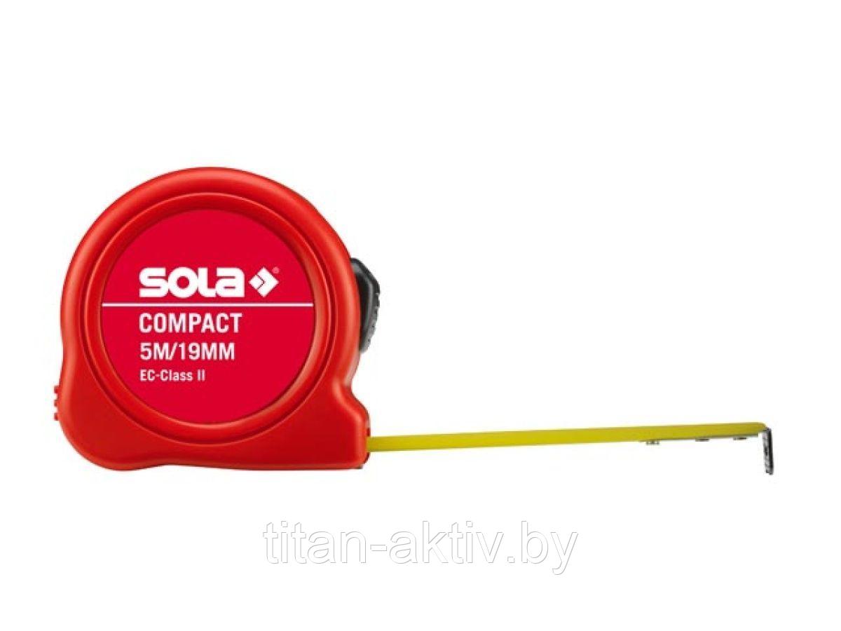 Рулетка 8м/25мм "Compact" CO 8m (SOLA)