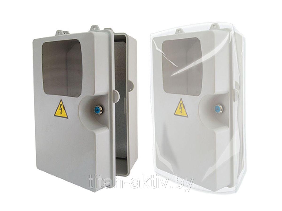 Щит учетно-распред. навес. ЩУРН-П-1ф/3ф-10 (360х225х155) пластик IP54 TDM (пластиковый, пылебрызгоз