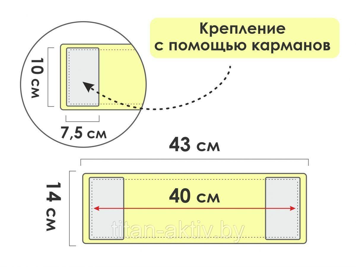 Сменная насадка для швабры из микрофибры, оранжевая, PERFECTO LINEA