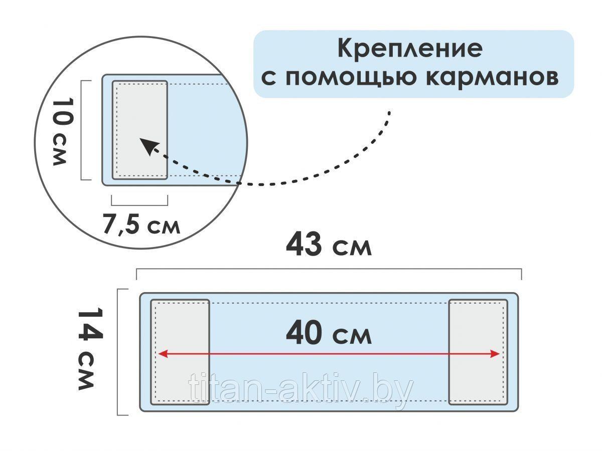 Сменная насадка для швабры из микрофибры, синяя, PERFECTO LINEA