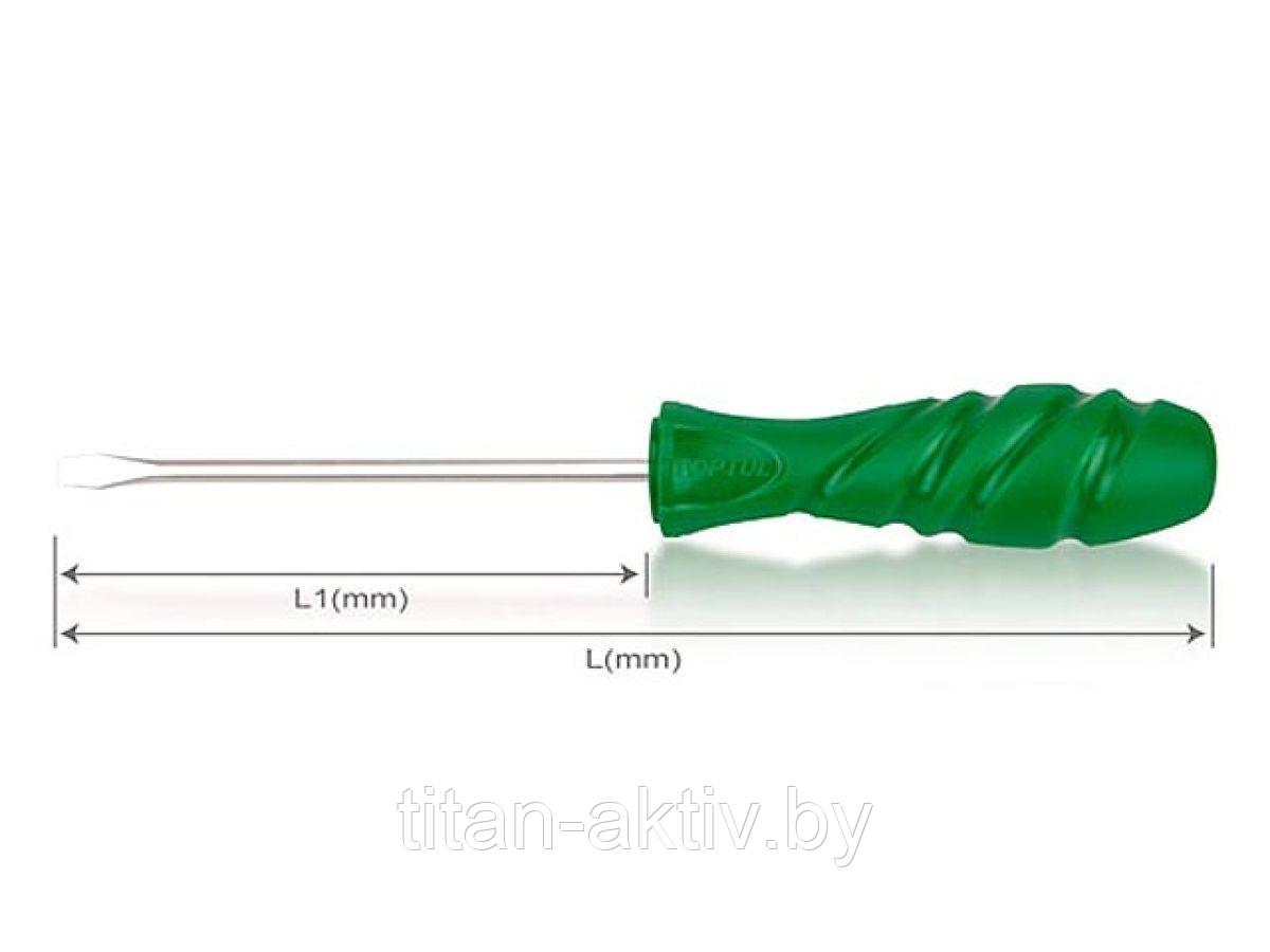 Отвертка "-" 5х100мм TOPTUL