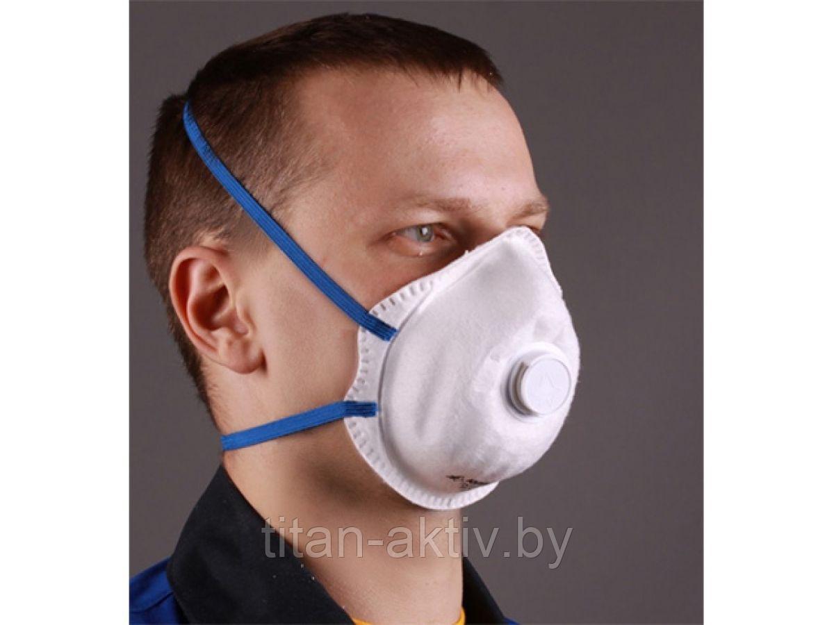 Респиратор РК Юлия-219 формов. с клап. FFP2 (до 12 ПДК) (пыль,дым,туман  FFP2 R D, резинки с регулир