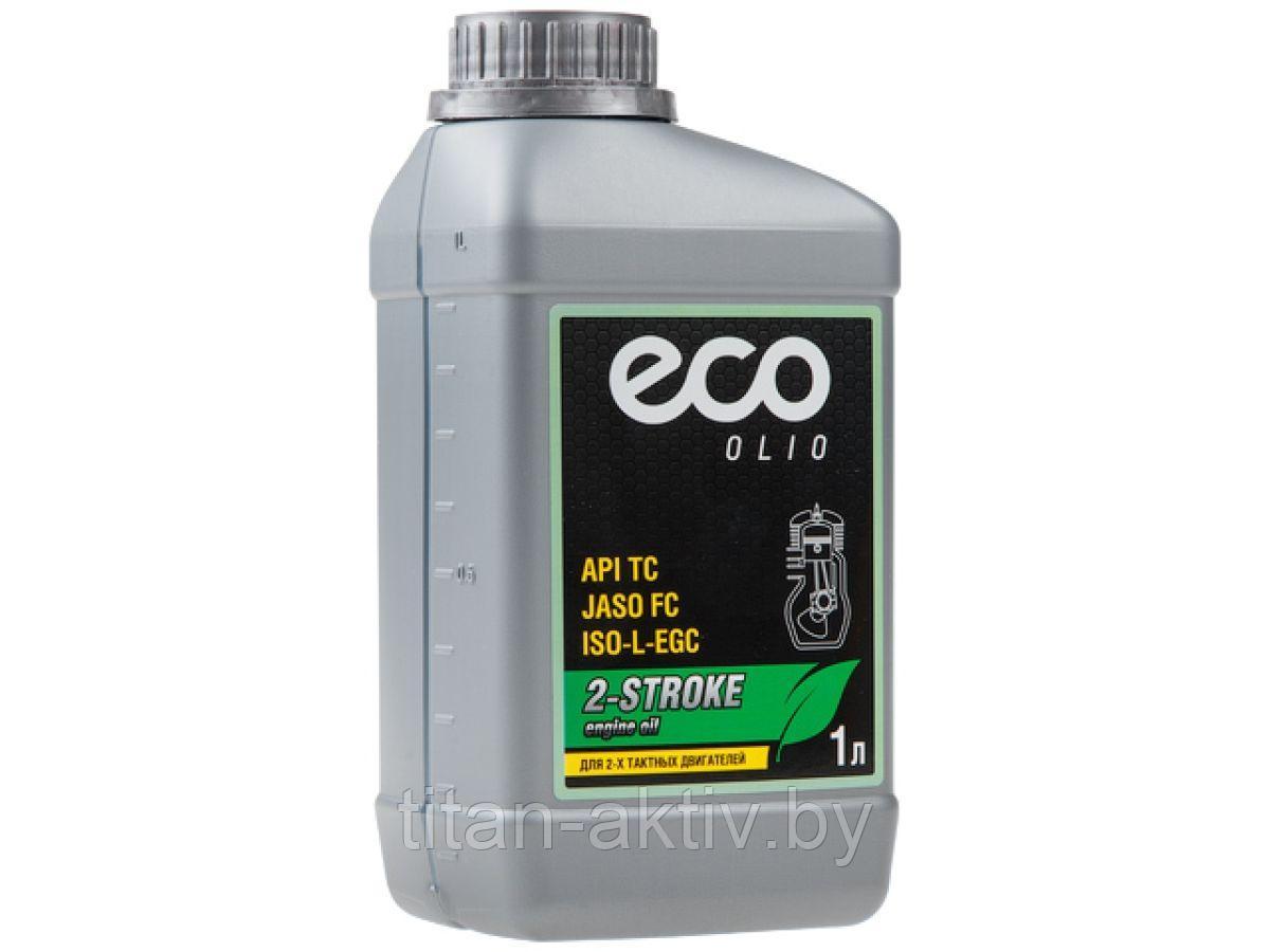 Масло моторное 2-х тактное ECO 1 л ( JASO FC, API TC, ISO-L-EGC,)