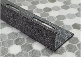 Уголок для плитки L-образный 10 мм, цвет  grey stone 270 см