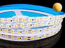 Светодиодная лента змейка ZigZag SMD 2835 120LED 10W 12V WW10 метров.