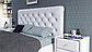 Мягкая кровать Беатриче с подъемником 180х200 Texas white, фото 7
