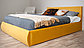Мягкая кровать Верона 140 Bingo mustard (подъемник), фото 6