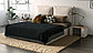 Мягкая кровать Эмилия 180*200 (подъемник) Antonio/sand, фото 4