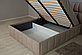Мягкая кровать Габриэль 160*200 (подъемник) Antonio sand, фото 6