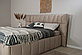 Мягкая кровать Габриэль 160*200 (подъемник) Antonio sand, фото 8