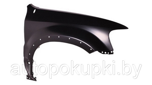 КРЫЛО ПЕРЕДНЕЕ (ЛЕВОЕ) для Ford Escape 2001-2007,с отверстиями под расширитель, PFD10126BR