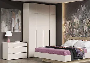 Спальный гарнитур Айри (Комплект 2) - Кашемир (МК Стиль)