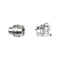 Корпус муфты правый TGW резьбовой ПАПА КСП G3/8