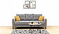 Диван Марсель ткань Columbia grey/ Bingo mustard, фото 4