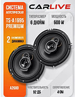 Автомобильная акустика Carlive TS-A1695 (6") Pioneeir ok Колонки для Авто (2 Коаксиальных Динамика)