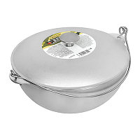 Казан алюминиевый литой с крышкой 6 л, азиатская чаша BOYSCOUT