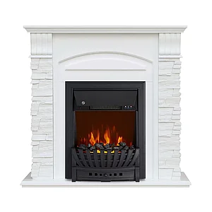 Каминокомплект Alioth New STD-ASP с электрокамином Royal Flame Aspen Black 3D FX
