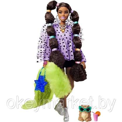 Кукла Barbie Экстра c косичками GXF10, фото 2