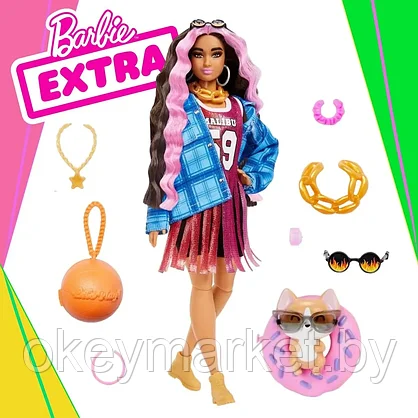 Кукла Barbie Экстра Модница в баскетбольном платье Barbie Extra HDJ46, фото 2