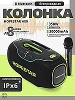 Беспроводная напольная портативная Bluetooth блютус колонка, акусстистическая система hopestar A80 350 Вт