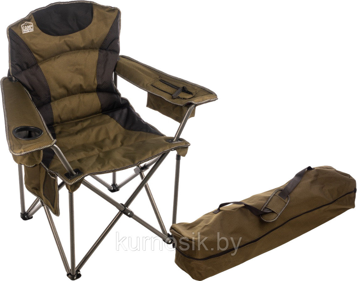 Стул складной Ausini VT21-10007 со спинкой и подстаканником