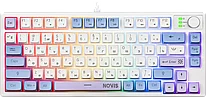 Проводная клавиатура Defender Novis GK-318, мембранная, Rainbow подсветка, 80 клавиш