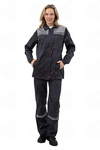 Костюм рабочий  женский Фаворит с брюками (цвет серый)
