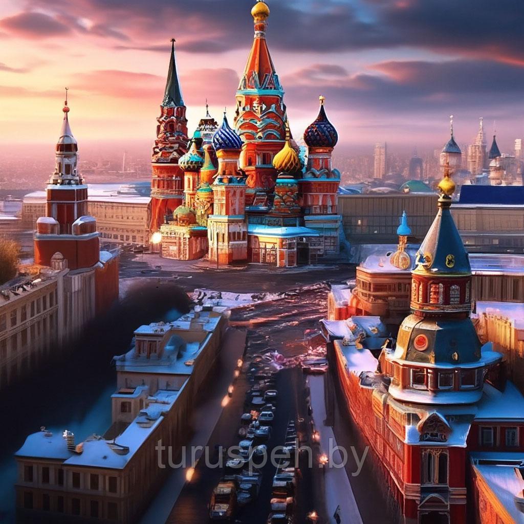 ТУР в МОСКВУ на поезде 5 дней  2025 из МИНСКА