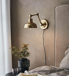 Настенный светильник GRIMSTAD gold 108115 Markslojd