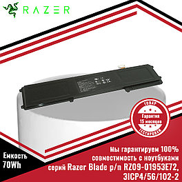 Оригинальный аккумулятор (батарея) для ноутбука Razer p/n RZ09-01953E72, 3ICP4/56/102-2 11.4V 70Wh/6160mAh