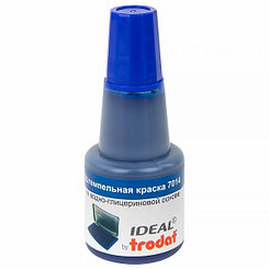 Краска штемпельная Trodat IDEAL 7014, 24мл, синяя