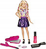 Игровой набор Barbie Цветные локоны с куклой DWK49, фото 5