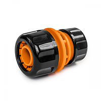 Соединитель шланг 3/4" х шланг 1" BLACK LINE BRADAS