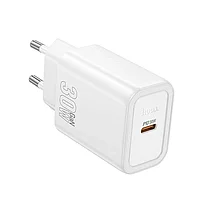 Сетевое зарядное устройство Hoco N62 (PD30W Type-C) цвет: белый
