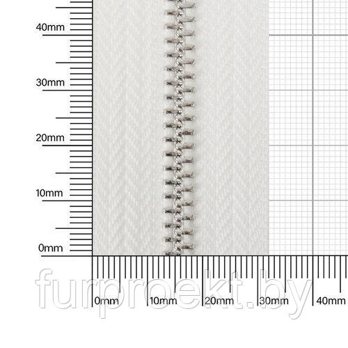 Молния № 5 металл-ая двухсторонняя никель полир 102 К