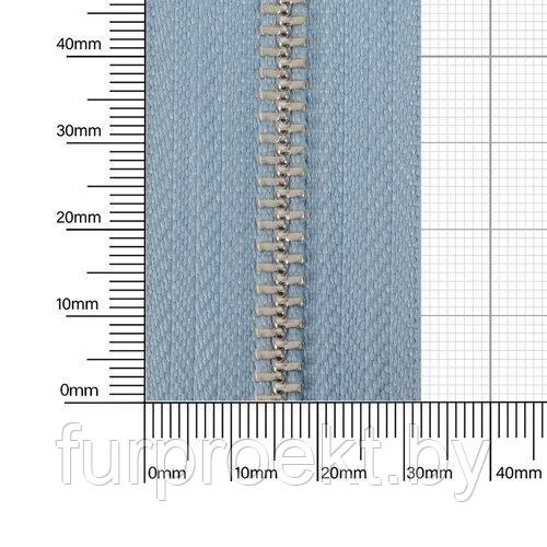 Молния № 5 металл-ая двухсторонняя никель полир 546 К