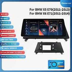 Штатная магнитола Android 10.25″ 6/64Gb для BMW X5 E70, X6 E71, E72
