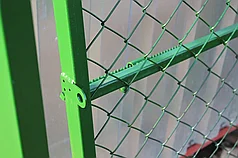 Калитка дачная из сетки-рабица в  ПВХ покрытии 1.0*2.0 м.