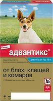 Капли от блох и клещей Elanco Адвантикс для собак 4-10кг (4 пипетки)